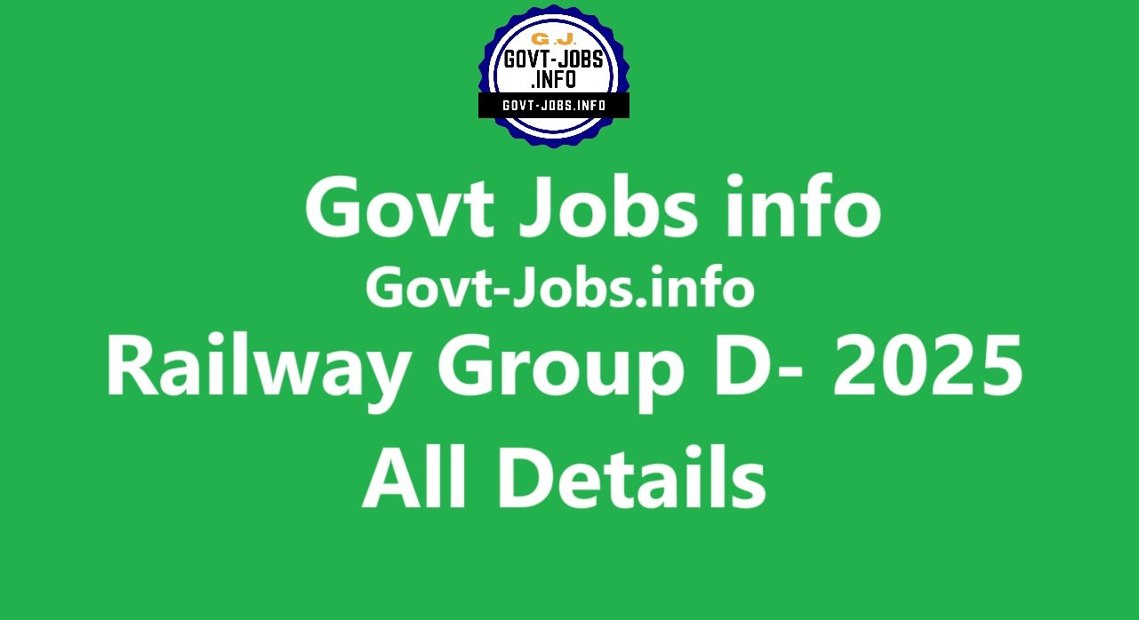 Railway Group D vacancy Recruitment online form